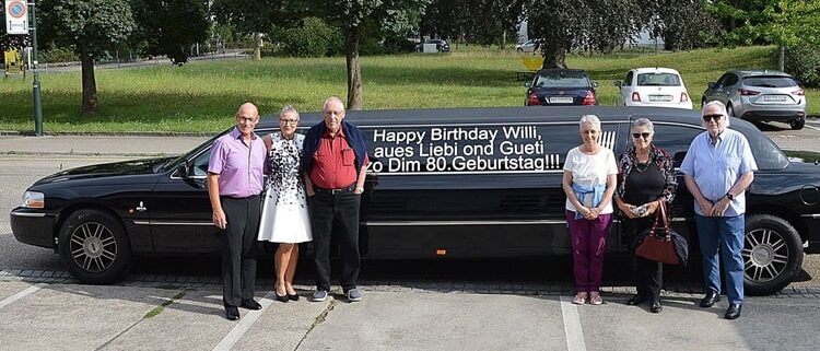 Wilis 80 Geburtstag Limousinen Fahrt